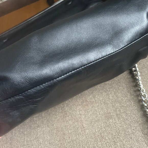 Zara black leather chain purse - Picture 5 of 10